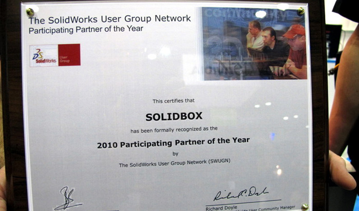 SolidWorks World Partner of the Year
