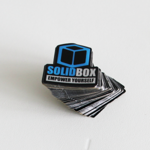 Stack of SolidBox Stickers - CAD workstations